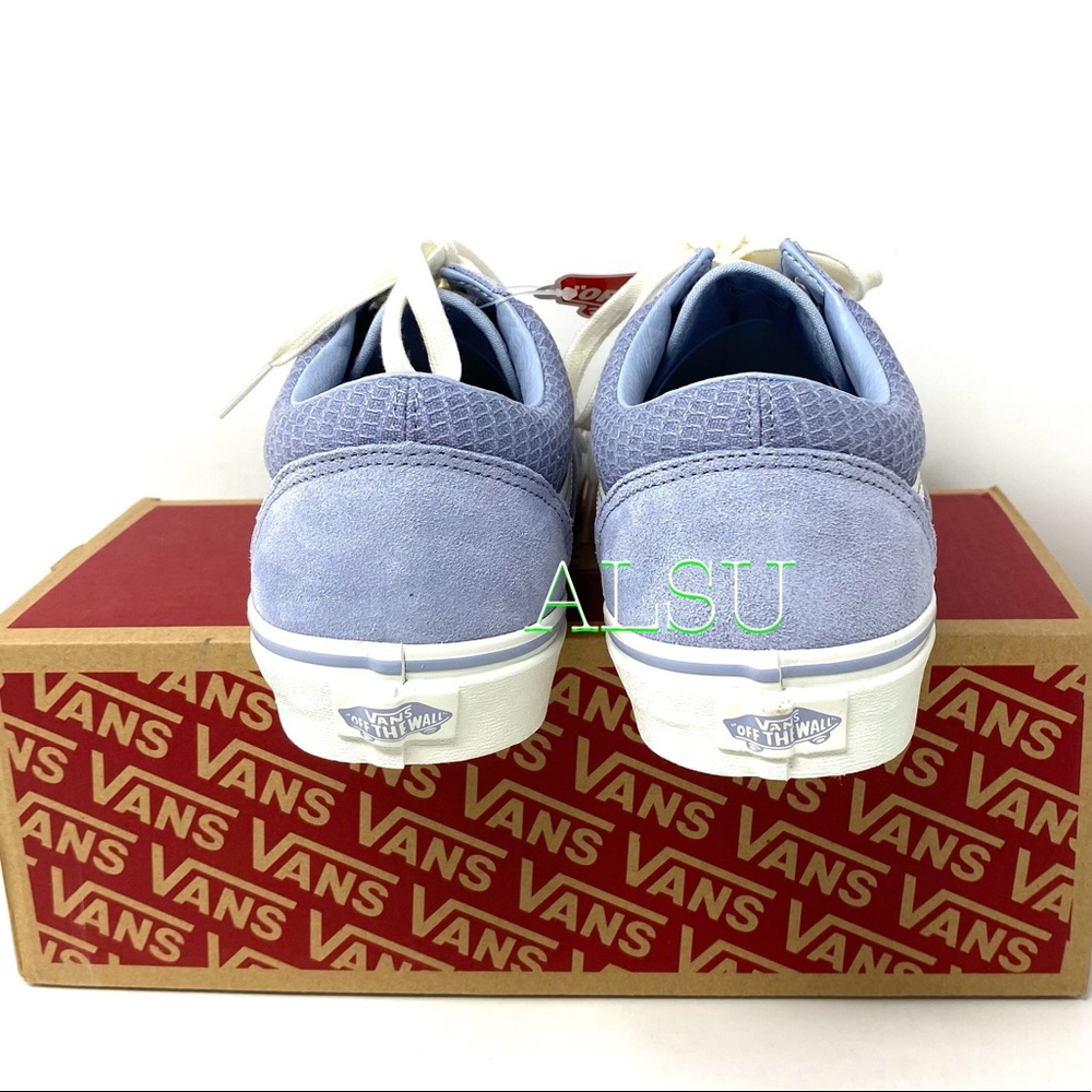 VANS Old Skool Suede Multi Woven Blue Grey Men’s - Picture 8 of 9